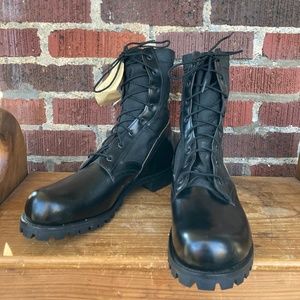 MINT CONDITION Vintage US Army 1980s Men’s M-1966 Jungle Combat Boots Size 15